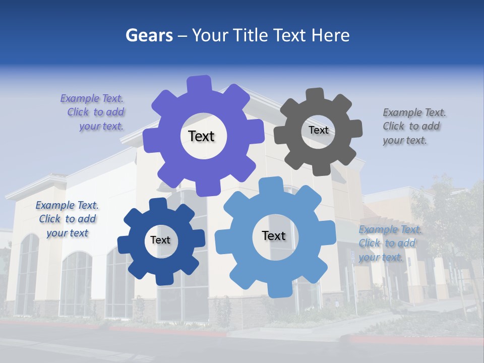 Market Realestate Mall PowerPoint Template