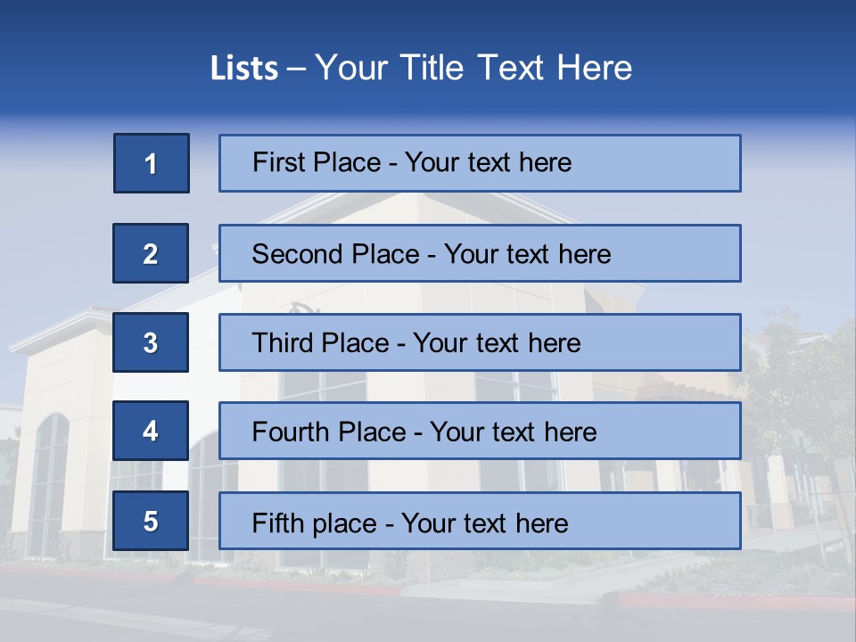 Market Realestate Mall PowerPoint Template