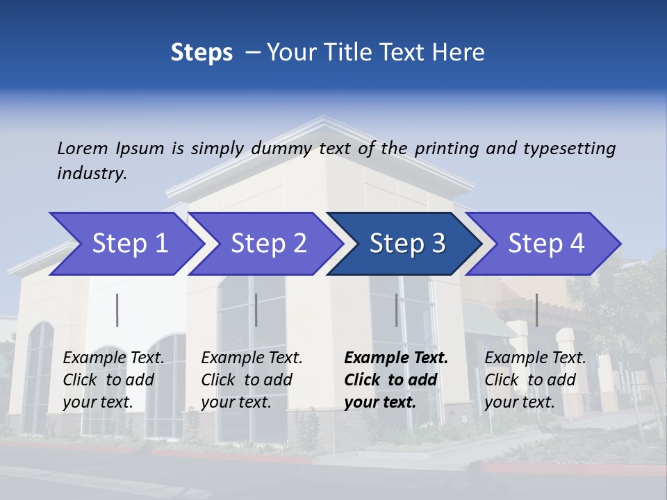 Market Realestate Mall PowerPoint Template