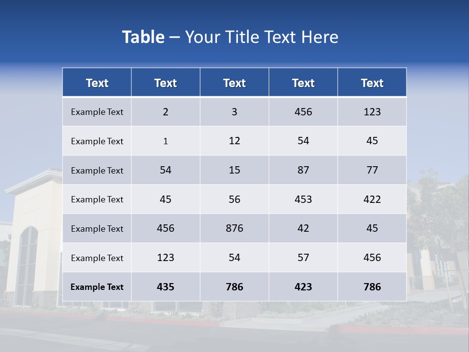 Market Realestate Mall PowerPoint Template