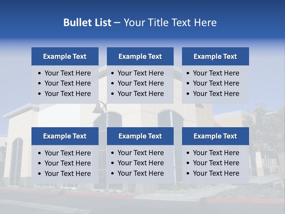 Market Realestate Mall PowerPoint Template