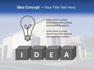 Market Realestate Mall PowerPoint Template
