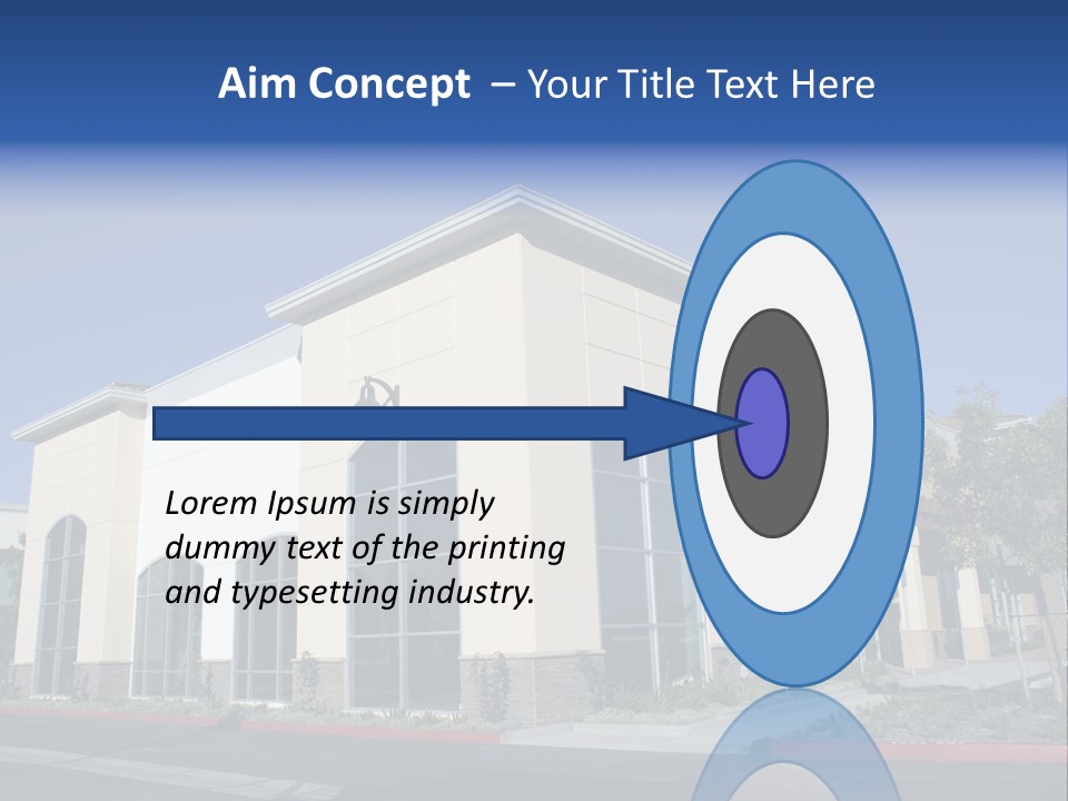 Market Realestate Mall PowerPoint Template
