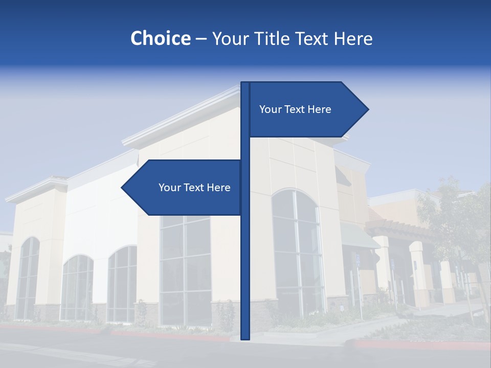 Market Realestate Mall PowerPoint Template