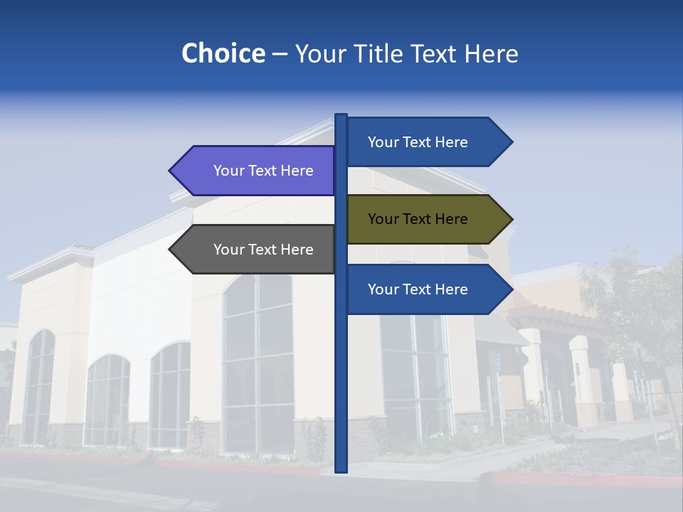Market Realestate Mall PowerPoint Template