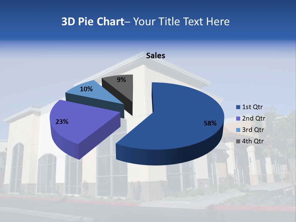 Market Realestate Mall PowerPoint Template
