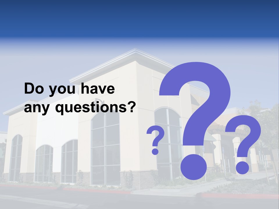 Market Realestate Mall PowerPoint Template