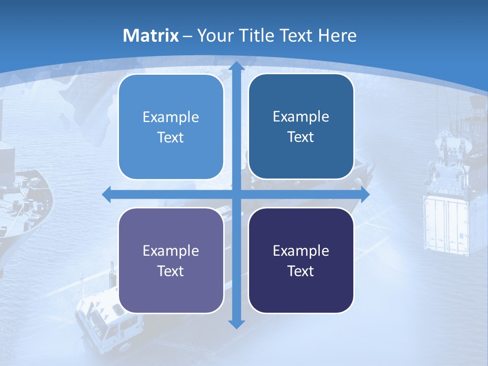 Ocean Moored Stacking PowerPoint Template