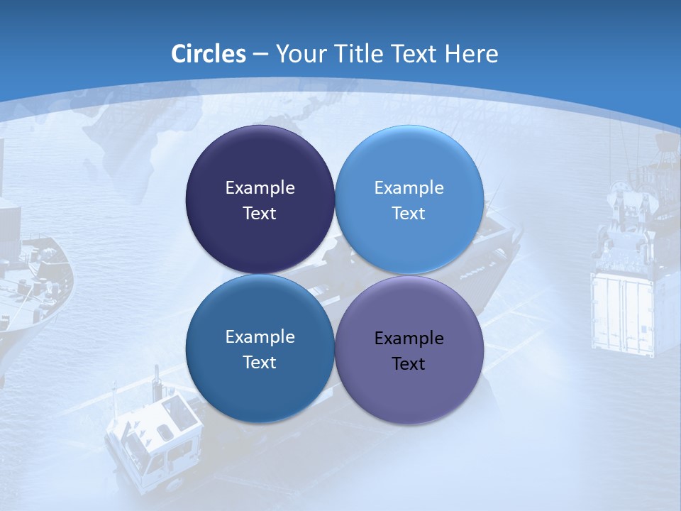 Ocean Moored Stacking PowerPoint Template