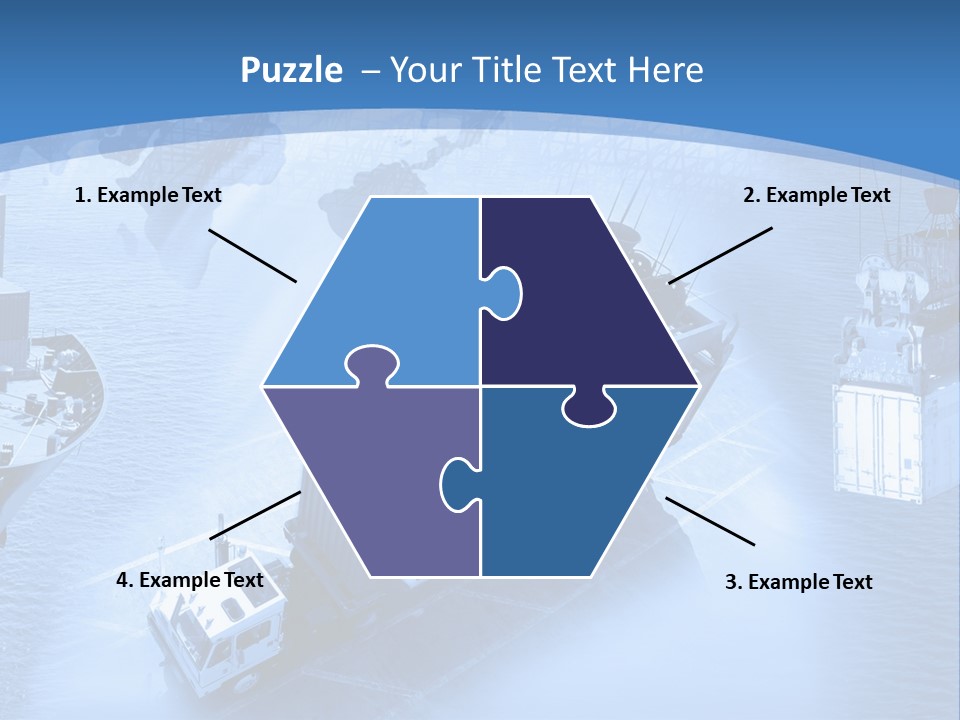 Ocean Moored Stacking PowerPoint Template