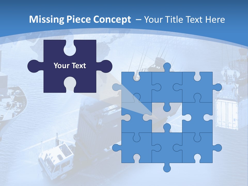 Ocean Moored Stacking PowerPoint Template