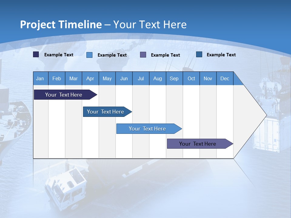 Ocean Moored Stacking PowerPoint Template