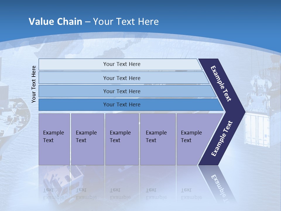Ocean Moored Stacking PowerPoint Template