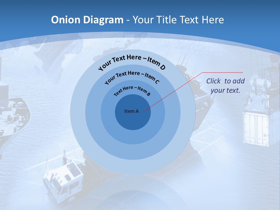 Ocean Moored Stacking PowerPoint Template