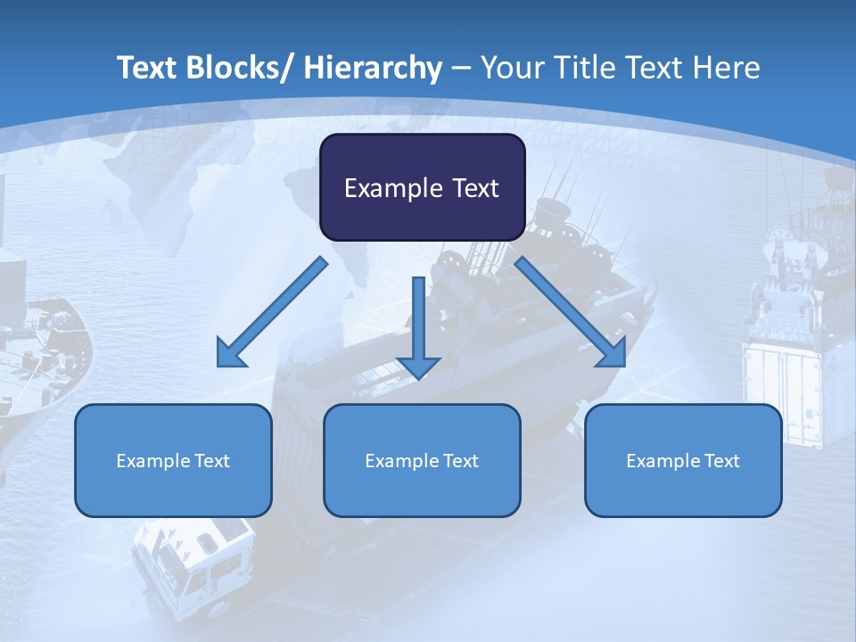 Ocean Moored Stacking PowerPoint Template