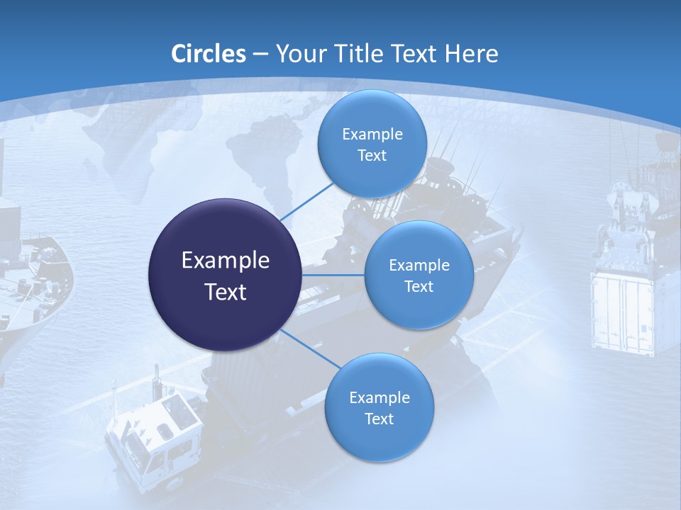 Ocean Moored Stacking PowerPoint Template