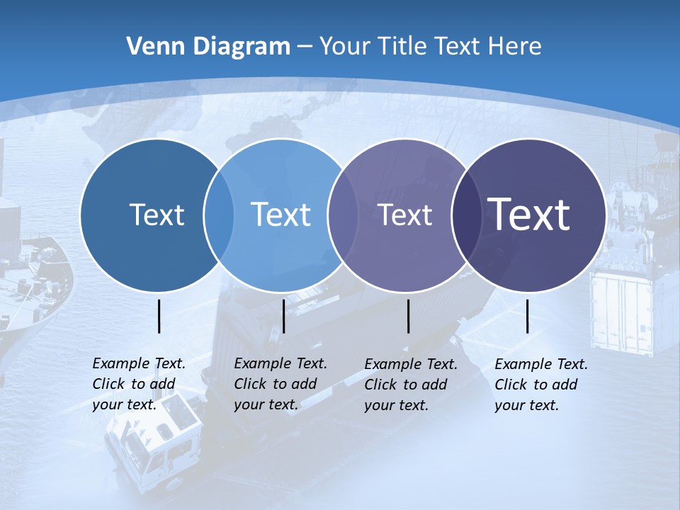 Ocean Moored Stacking PowerPoint Template