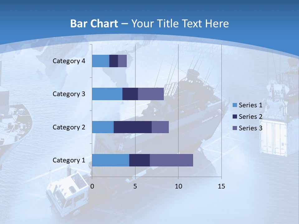 Ocean Moored Stacking PowerPoint Template