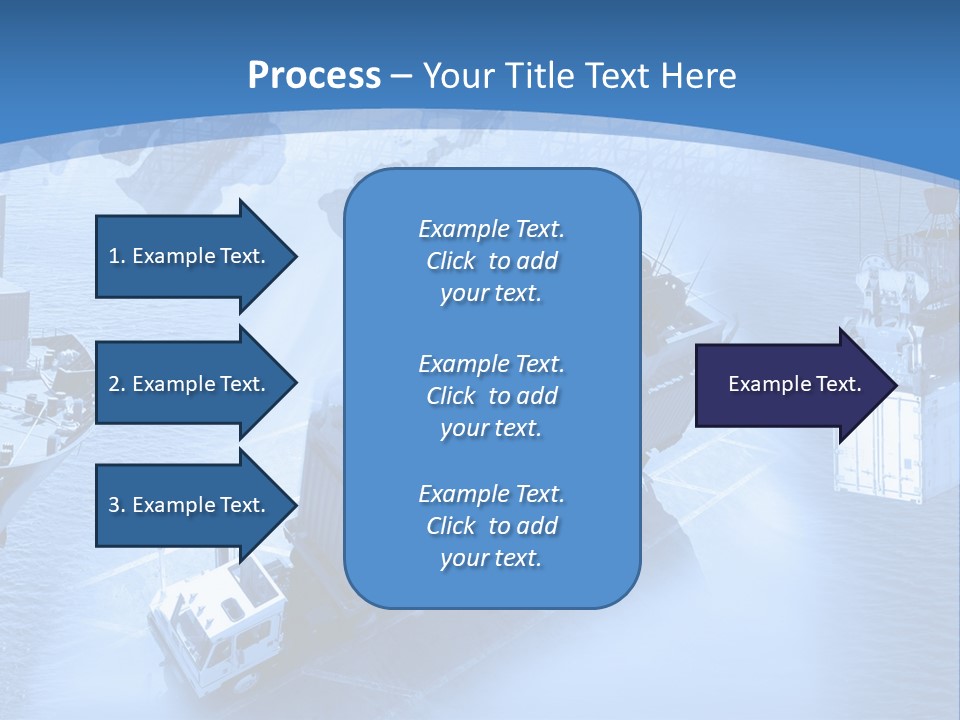 Ocean Moored Stacking PowerPoint Template