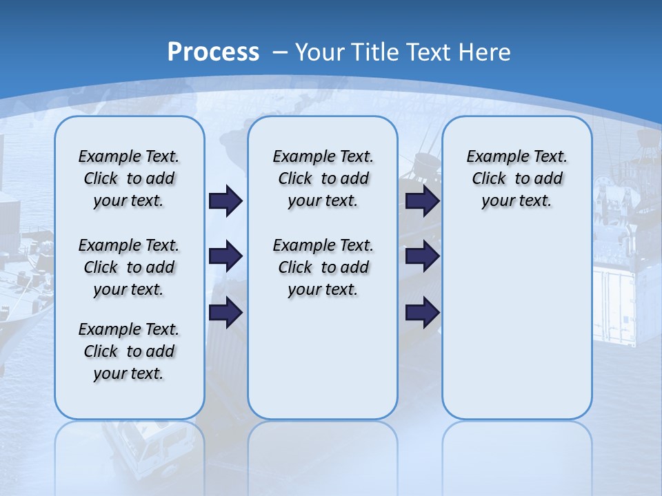 Ocean Moored Stacking PowerPoint Template
