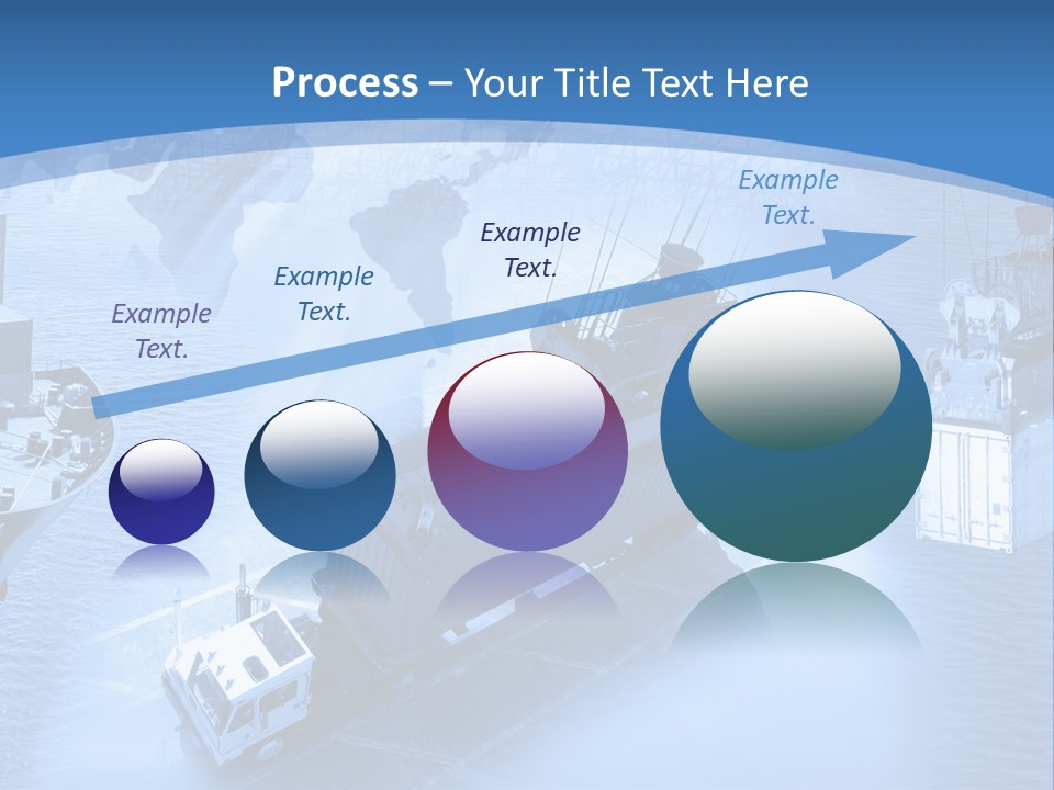 Ocean Moored Stacking PowerPoint Template