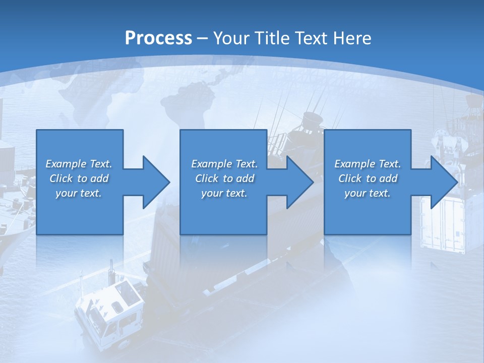 Ocean Moored Stacking PowerPoint Template