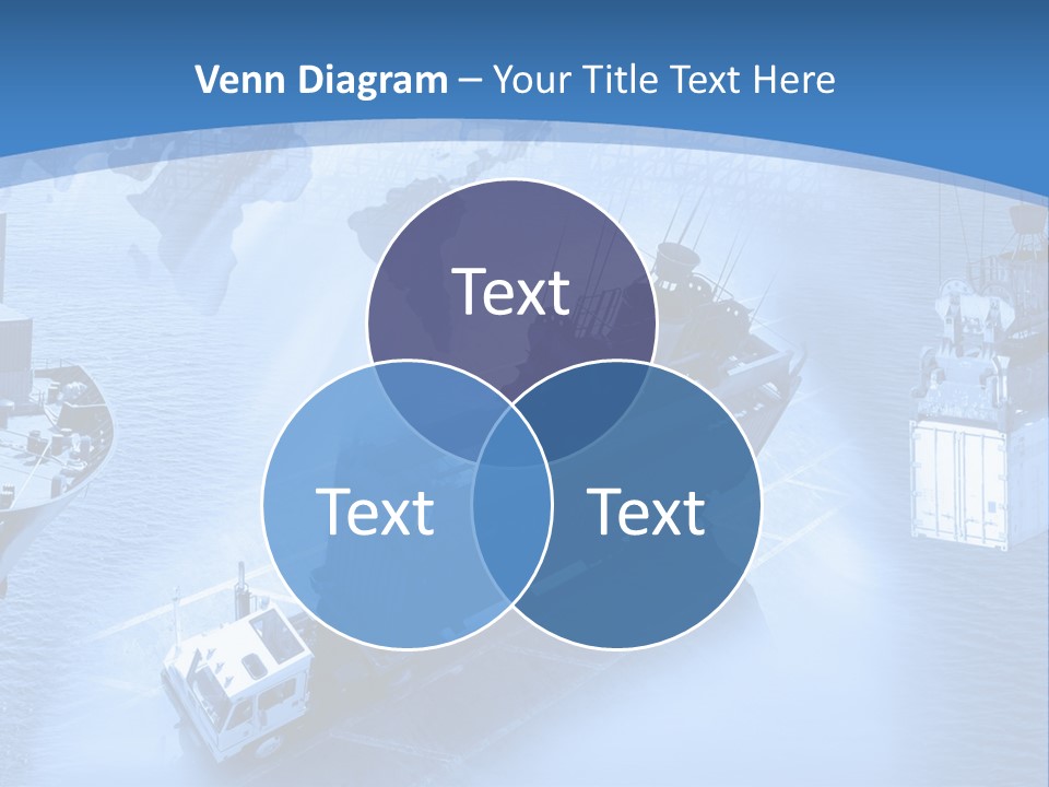 Ocean Moored Stacking PowerPoint Template