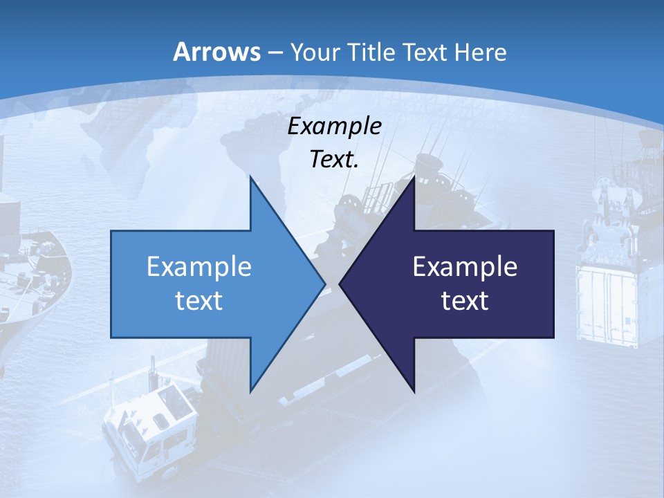 Ocean Moored Stacking PowerPoint Template