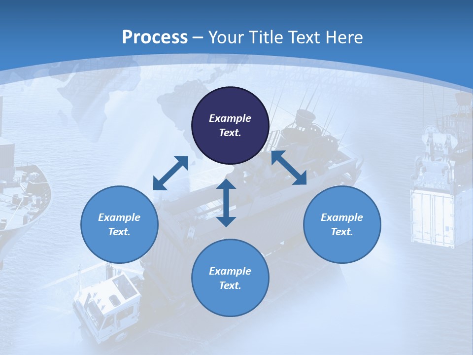 Ocean Moored Stacking PowerPoint Template