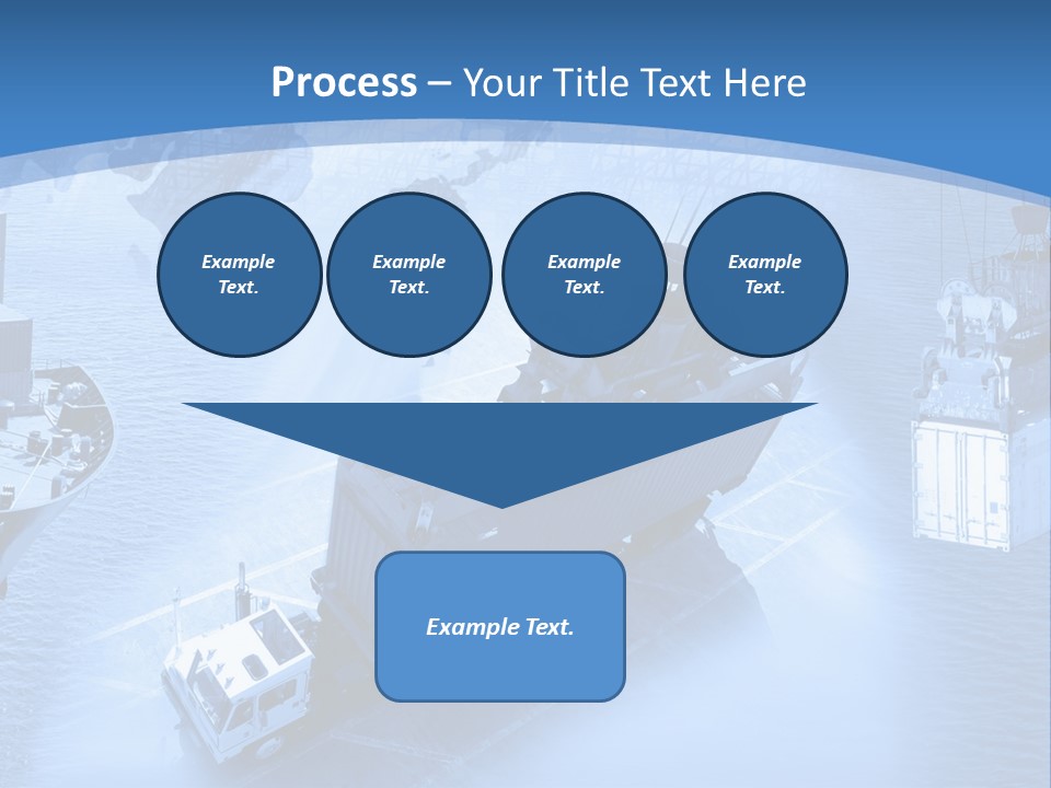 Ocean Moored Stacking PowerPoint Template