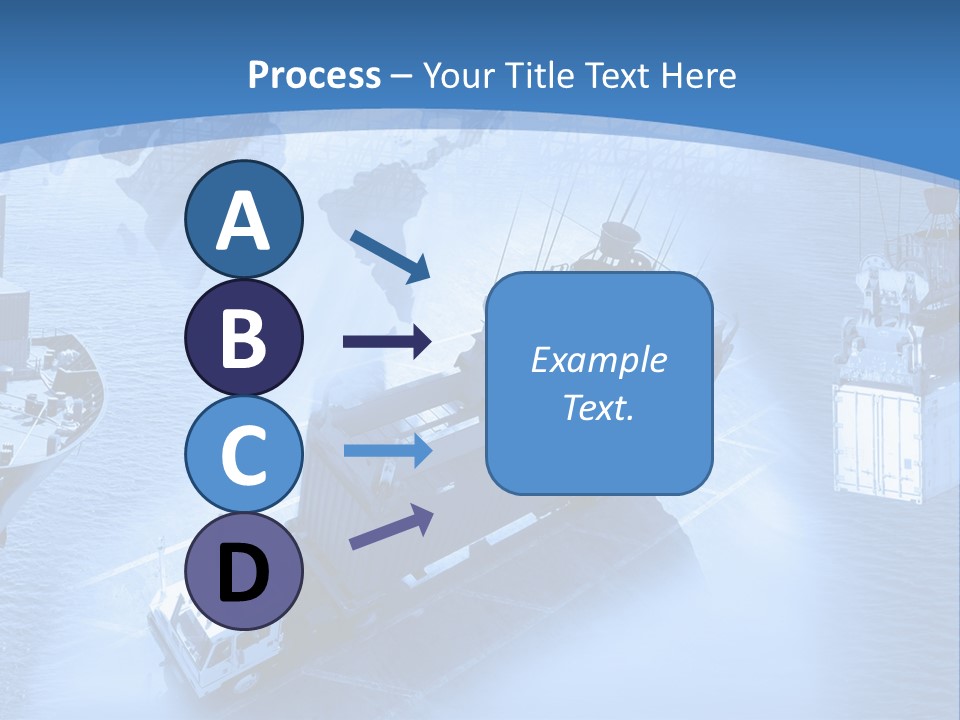 Ocean Moored Stacking PowerPoint Template