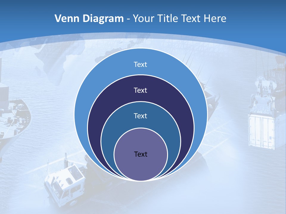 Ocean Moored Stacking PowerPoint Template