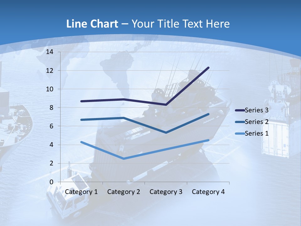 Ocean Moored Stacking PowerPoint Template