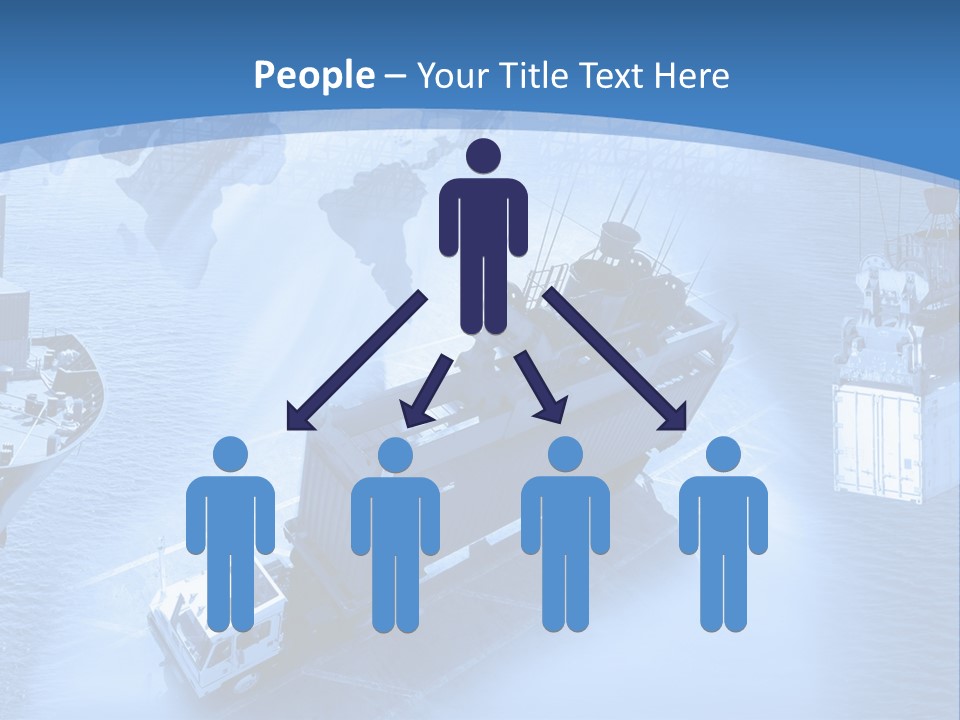 Ocean Moored Stacking PowerPoint Template