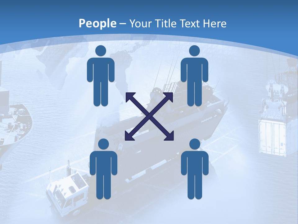 Ocean Moored Stacking PowerPoint Template