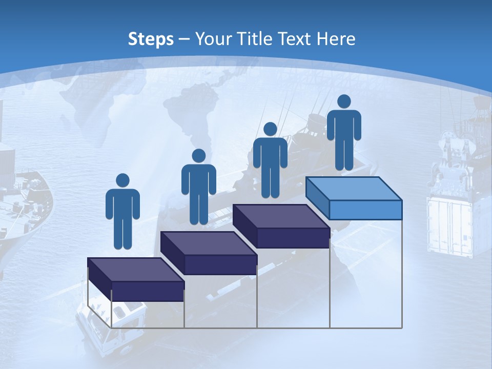 Ocean Moored Stacking PowerPoint Template