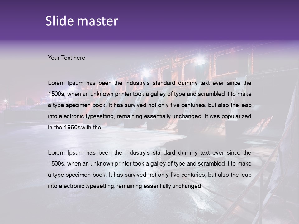 Winter Technology Pouring PowerPoint Template