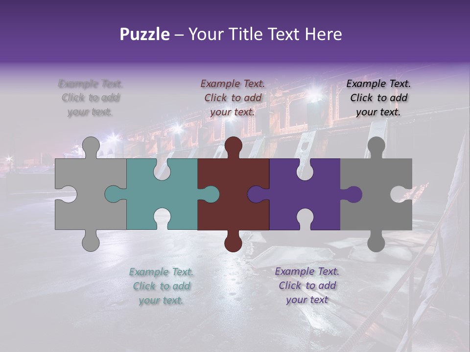 Winter Technology Pouring PowerPoint Template