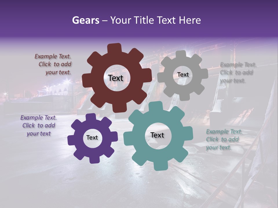 Winter Technology Pouring PowerPoint Template