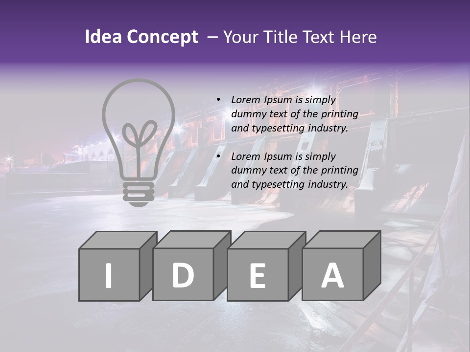 Winter Technology Pouring PowerPoint Template