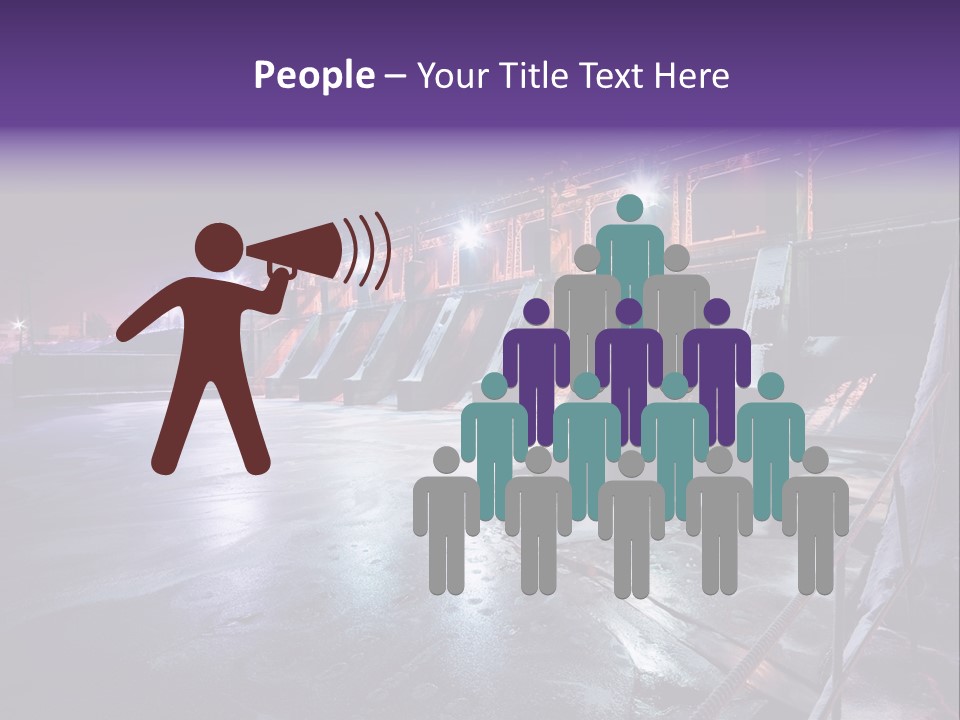 Winter Technology Pouring PowerPoint Template