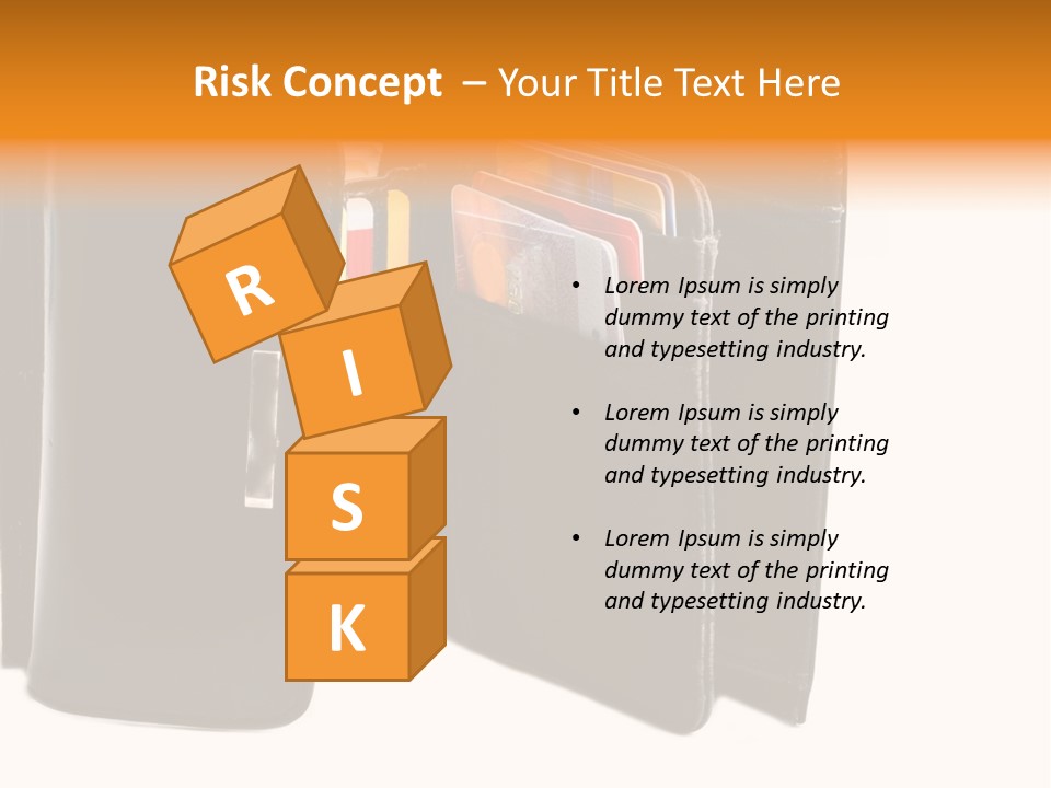 Walet Fees Funds PowerPoint Template