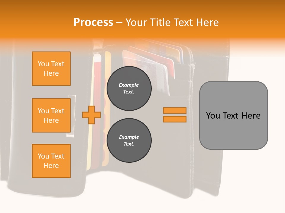 Walet Fees Funds PowerPoint Template