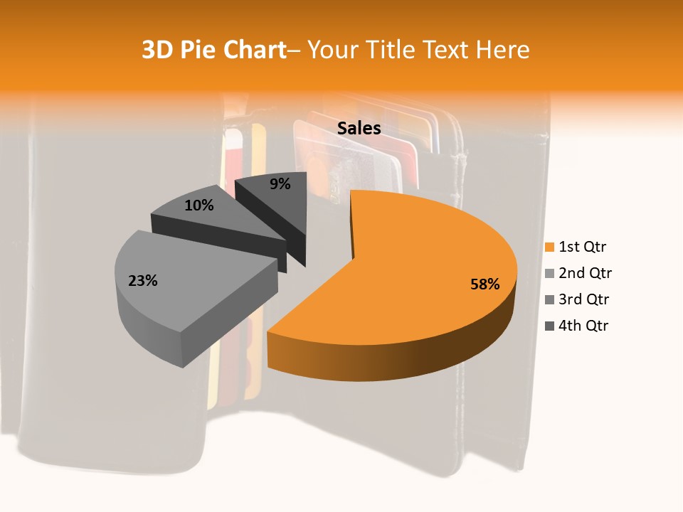 Walet Fees Funds PowerPoint Template
