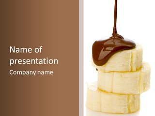 White Indulgence Food PowerPoint Template