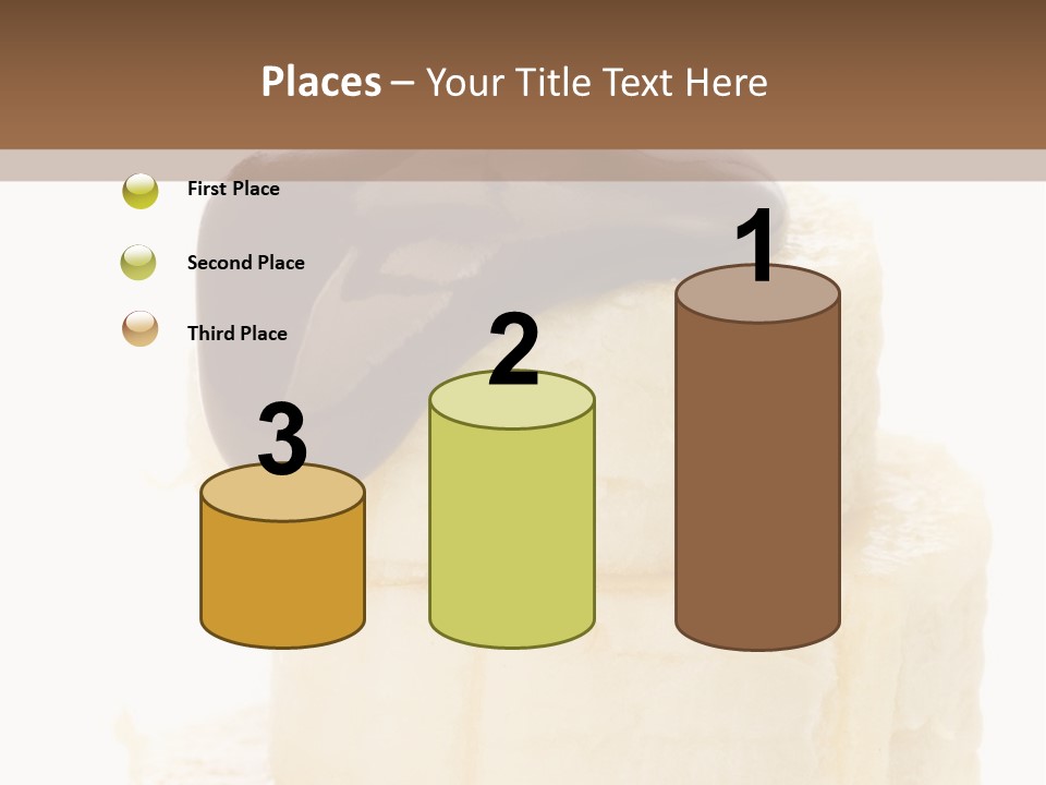 White Indulgence Food PowerPoint Template