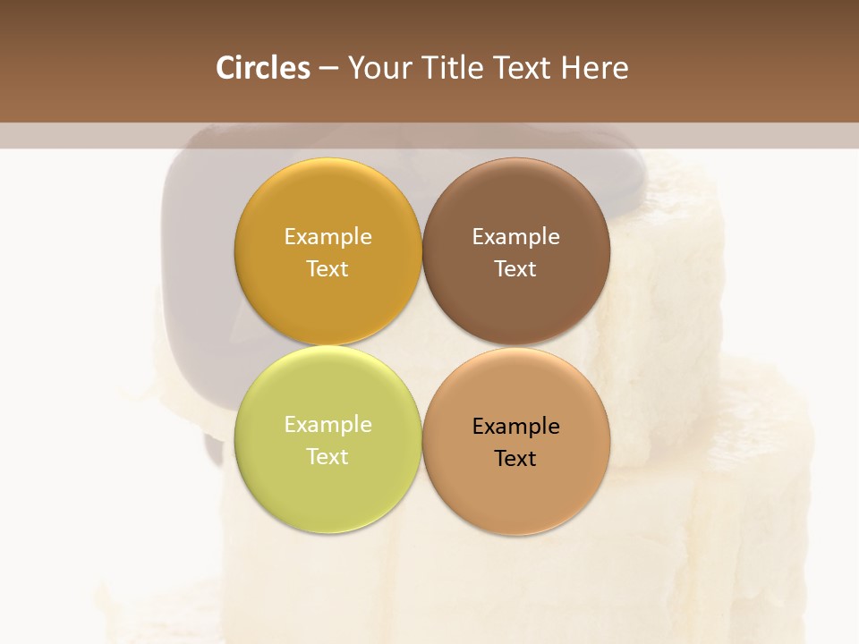 White Indulgence Food PowerPoint Template