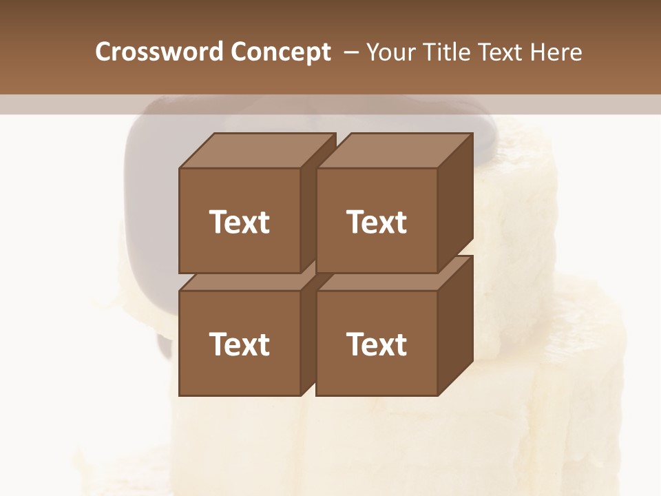 White Indulgence Food PowerPoint Template