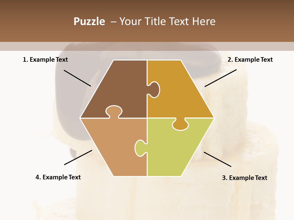 White Indulgence Food PowerPoint Template