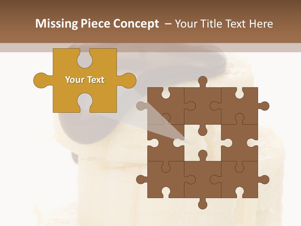 White Indulgence Food PowerPoint Template